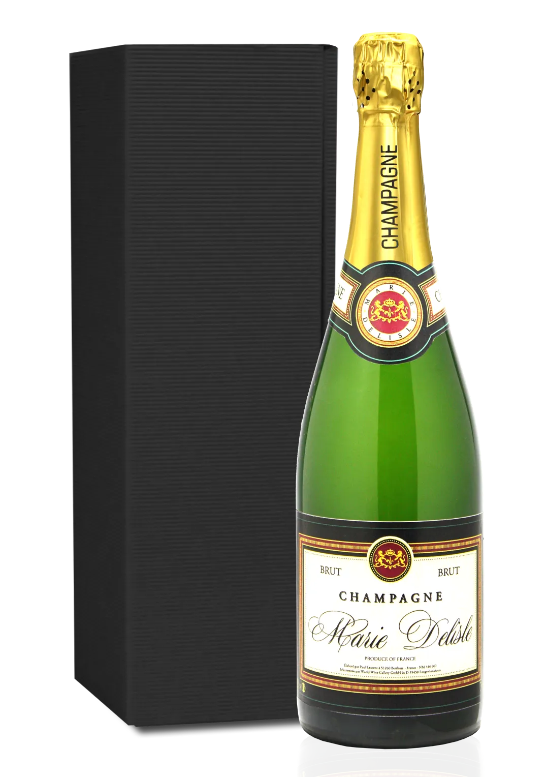 Champagner Marie Delisle im Geschenkkarton World Wine Gallery  Pallhuber